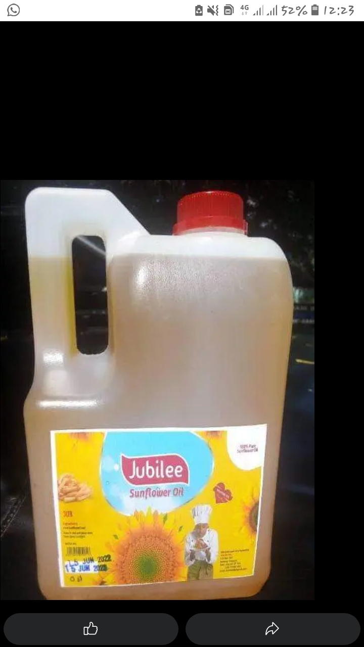 Sunflower cooking oil